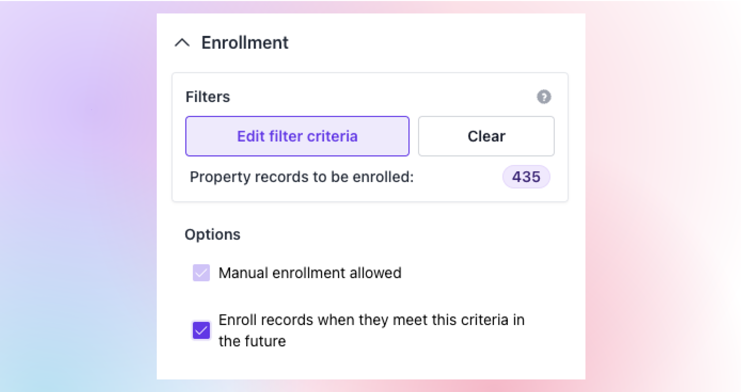 One-Time & Continuous Campaigns